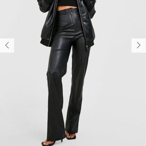 faux leather pants